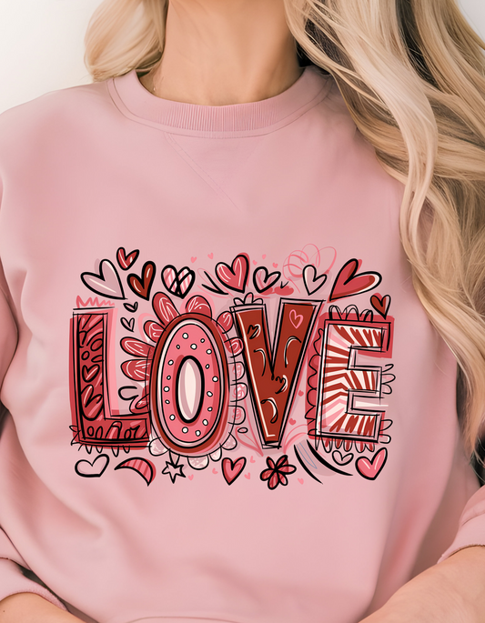 LOVE Valentine's Day Sweatshirt