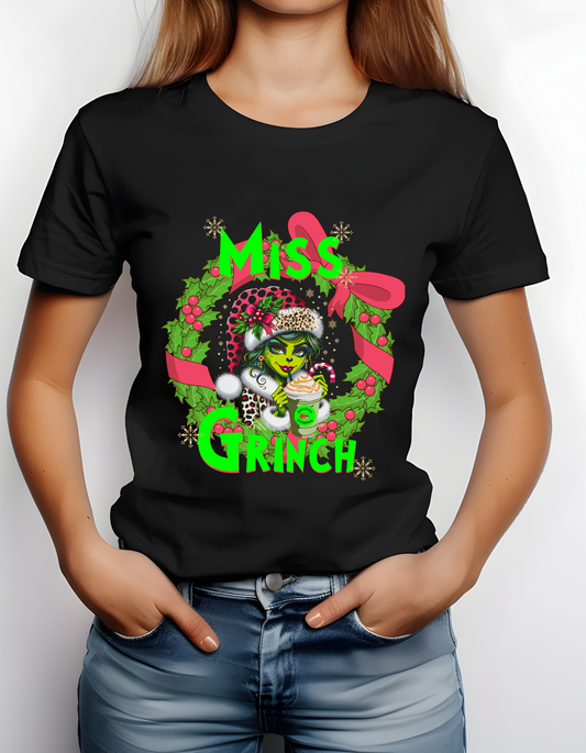 Miss Grinch Christmas T-shirt